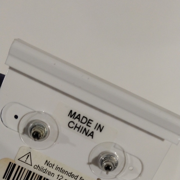 Robert Rose Silver-Tone Red Anchor Post Earrings – Nautical-Inspired Women’s - Picture 7 of 8